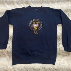 University of Oxford Sweatshirt in Navy Blue